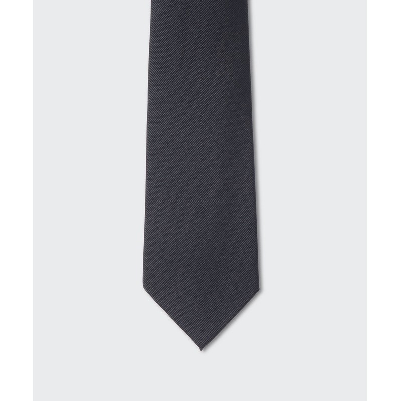Musinsa Standard Silk Solid Tie [Dark Gray]