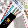 Reessy Coloured Knitting Needles Set-35cm Long, 14 Pair 2 mm-10