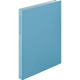 King Jim 8732 Miss Clear File Zipper Type A4 12 Pockets Light Blue