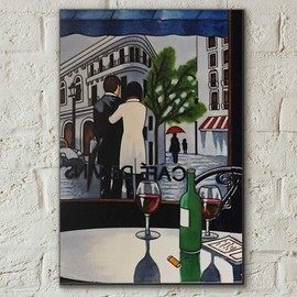 Fiesta Studios After The Rain by Brent Heighton - Decorative Ceramic Picture Tile - 8" x 12"