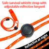 morinokawau Emergency Whistles| Whistles for Adults Emergency with Adjustable Reflective