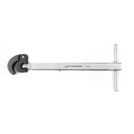 Rothenberger Telescopic Tap Nut Wrench with a 4-Way Extension - Ideal for Basins, Sinks, and Other Confined Spaces - 10-32 mm, Swivel Handle, Spring-Loaded Claw - 70225