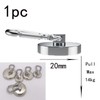 Vellure Magnetic Hooks Strong – Heavy Duty Neodymium Metal Hanger,