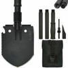Survival Folding Shovel 35in Multi-Tool, Heavy Duty Carbon Steel Military