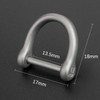TISUR Key Ring Titanium D-Ring Key Car Motorcycle Keychain Cute