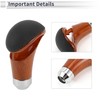 RATCHROLL Universal Gear Shift Knob Faux Leather Stick Shifter Lever