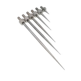 SUXING Needle Measuring Inserts for Dial Indicators, Measuring Insert Rounded Steel R 0.15 mm, Pin Length 7/13/22/30/40/50 mm, Thread M2.5