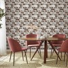 Commomy 10 Pcs Faux Brick Wall Panels - Small Size