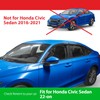 Goodyear Shatterproof Window Deflectors for Honda Civic 2022-2025 Sedan, Tape-on