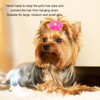 Pet Dog Flower Rubber Band Small Dog Top Knot Small