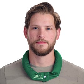 KOOLGATOR Evaporative Cooling Neck Wrap – Reusable Neck Cooler with Long Lasting Relief During Hot Weather Activities, Sports, & Outdoor Work, Forest Green, 1 Pack