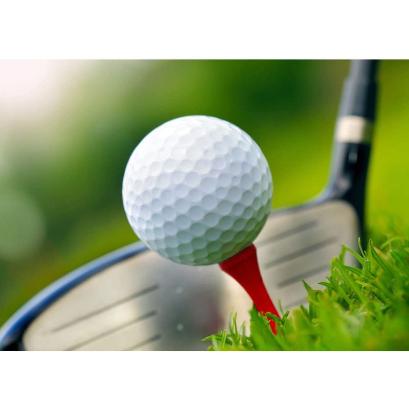 KOFULL Professional Golf Wooden Tees Golf Tees Wooden Size 54mm(2-1/8")