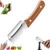 Multi Functional Vegetable Peeler for Kitchen, Premium Peeler with Wooden