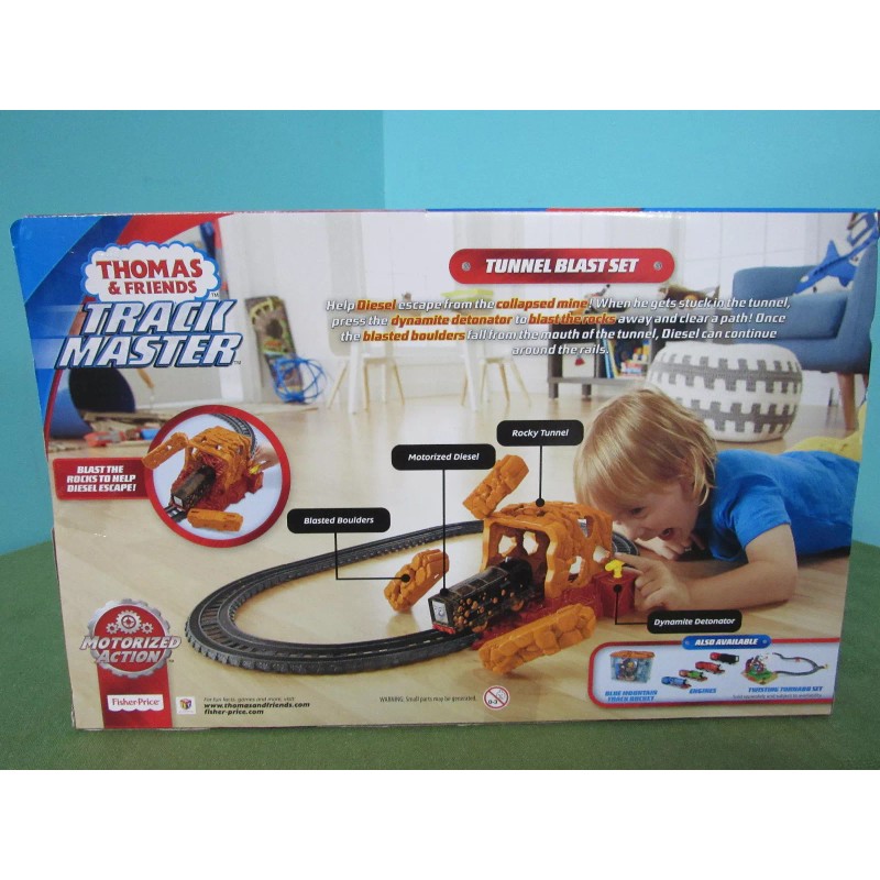 Fisher-Price Thomas & Friends TrackMaster Motorized Tunnel Blast Train Track