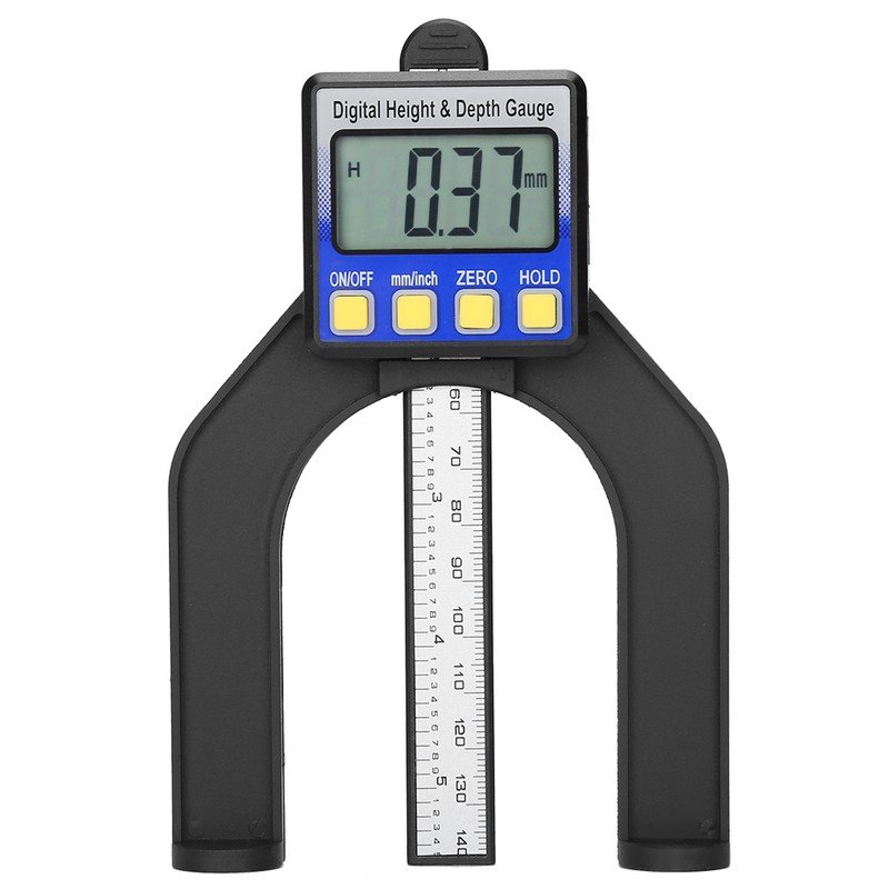 0-80mm Digital Precision Height Aperture Depth Gauge Ruler with Magnetic