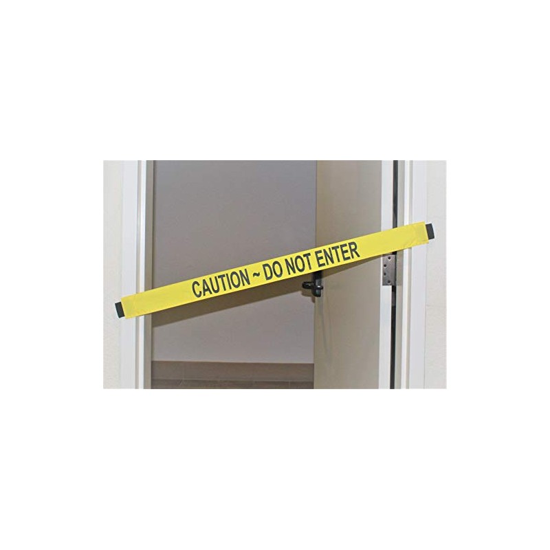 Safety Signs with Magnetic Ends (CAUTION DO NOT ENTER)
