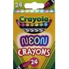 Crayola Neon Crayons, Back To School Supplies, 24 Count