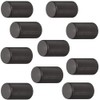 JUVA H10049 Aluminium Furniture Knobs, Black Cupboard Knobs, Vintage for
