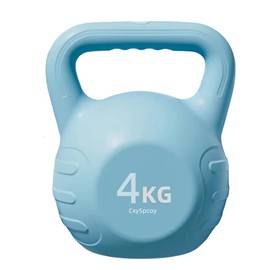 CxySpcoy Self-filled Kettlebell,4kg/9 lbs Ergonomic Design for Fitness Dumbbell Grip Anti-slip Handle Adjustable Weight Professional Grade for Women and Men Exercise Push up Bodybuilding Weightlifting Repetition Workout Home Gym Strength Competition Trai