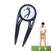 Golf Divot Repair Tool | Ball Marker Magnetic Metal Divot