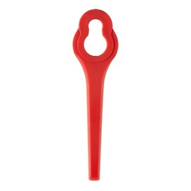 FourShow Pack of 50 Replacement Blades Compatible with Ferrex Strimmer Aldi Far 20-i, Plastic Blades for Cordless Lawn Trimmer Ferrex