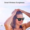 Smart Glasses, Bluetooth Audio Sunglasses for Men and Women, Bone