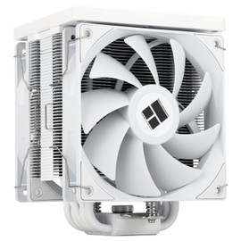 Thermalright Burst Assassin 120 Vision Digital CPU Cooler - IPS 2.4-inch Square Rotatable Display, 120mm Forward and Reverse Fan Design, Support Intel LGA1700/1150/1151/1200/1851, AMD AM4/AM5|White