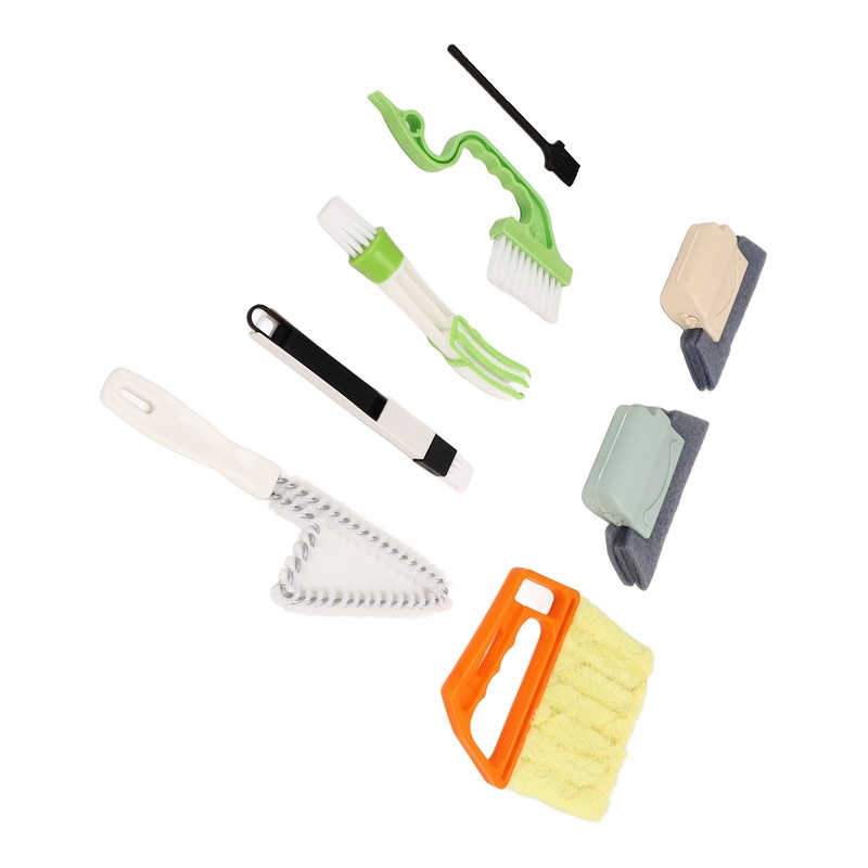 8 Pieces Car Cleaning Brush Set Handheld Dust Remove Brushes