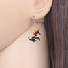 HUAGEO Acrylic Cute Christmas Deer Antler Cat Earrings Kitten Dangle