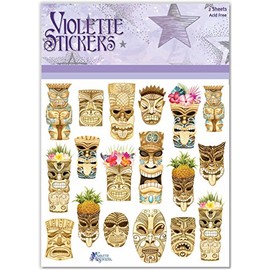 Violette Stickers Tikis