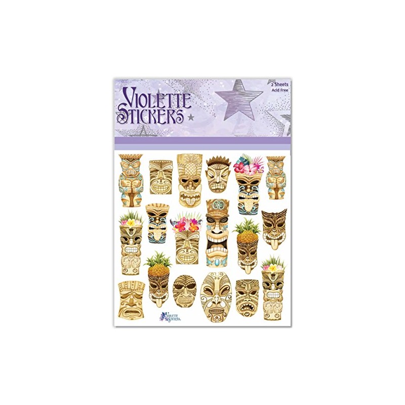 Violette Stickers Tikis