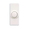 Globe Electric SL-7393-02 Doorbell Wrls Push-Button Round, No Size, White