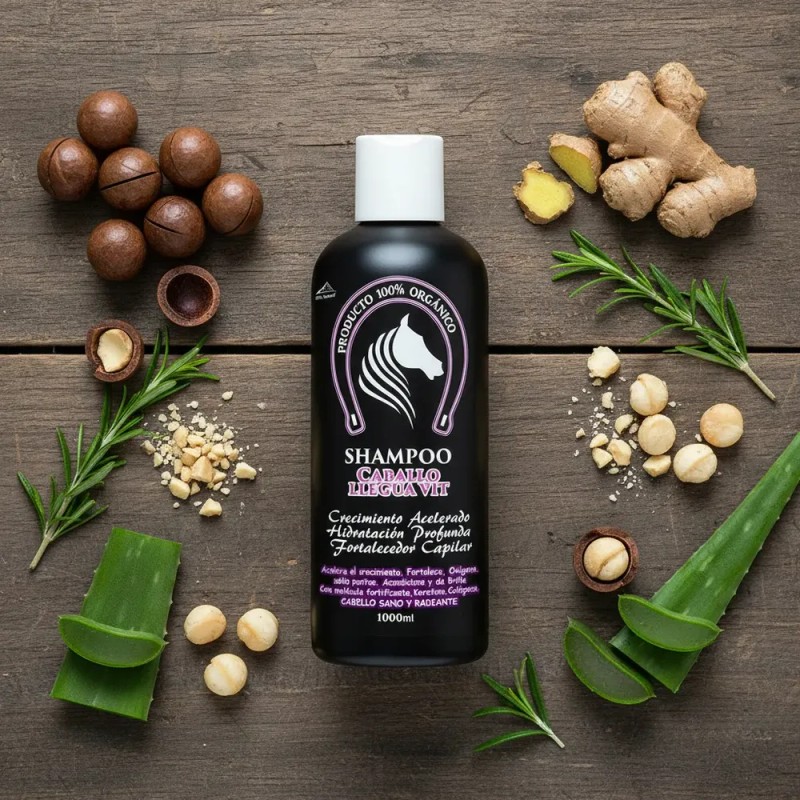 Shampoo De Caballo Yegua Vit Vivo Natural