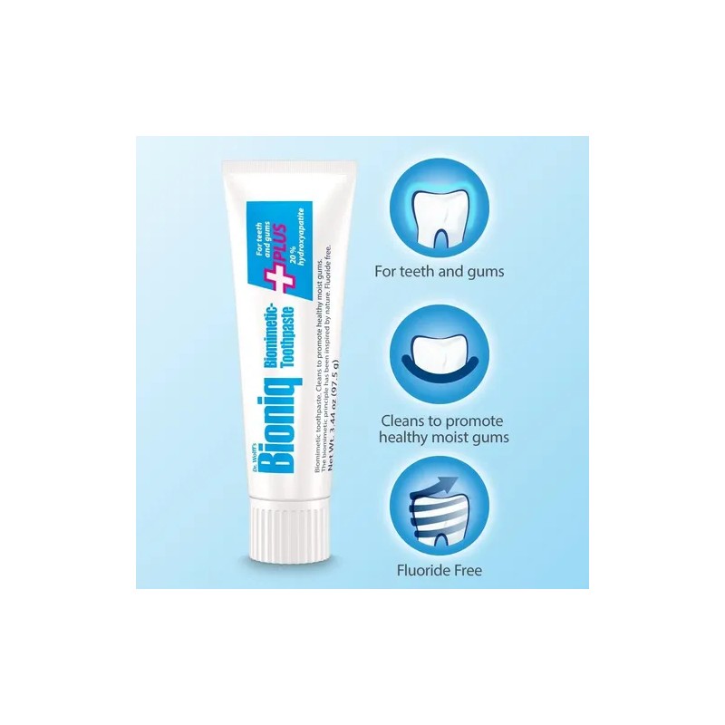 Toothpaste Bioniq Plus Biomimetic W 60ml Hydroxyapatite 12