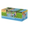 Alberca Circular Infantil Animales Marinos 122 Cm Color Azul