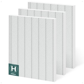 3 Pack 116130 True HEPA Replacement Filter H for Winix 5500-2, 5300-2, C535, 5300, 6300, 6300-2, P300, AM80, AM90, C909 and 9800 Air Purifier