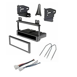 ASC Audio Car Stereo Dash Kit, Wire Harness, and Radio Tool to Install a Single Din Aftermarket Radio for select Ford Lincoln Mazda Mercury Vehicles - Compatible Vehicles Listed Below