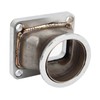 2.5in V Band Flange Adapter Stainless Steel Rustproof Long Lasting