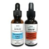 2 Serum Kit Vitamina C, Ácido Hialuronico, Colágeno, Elastin