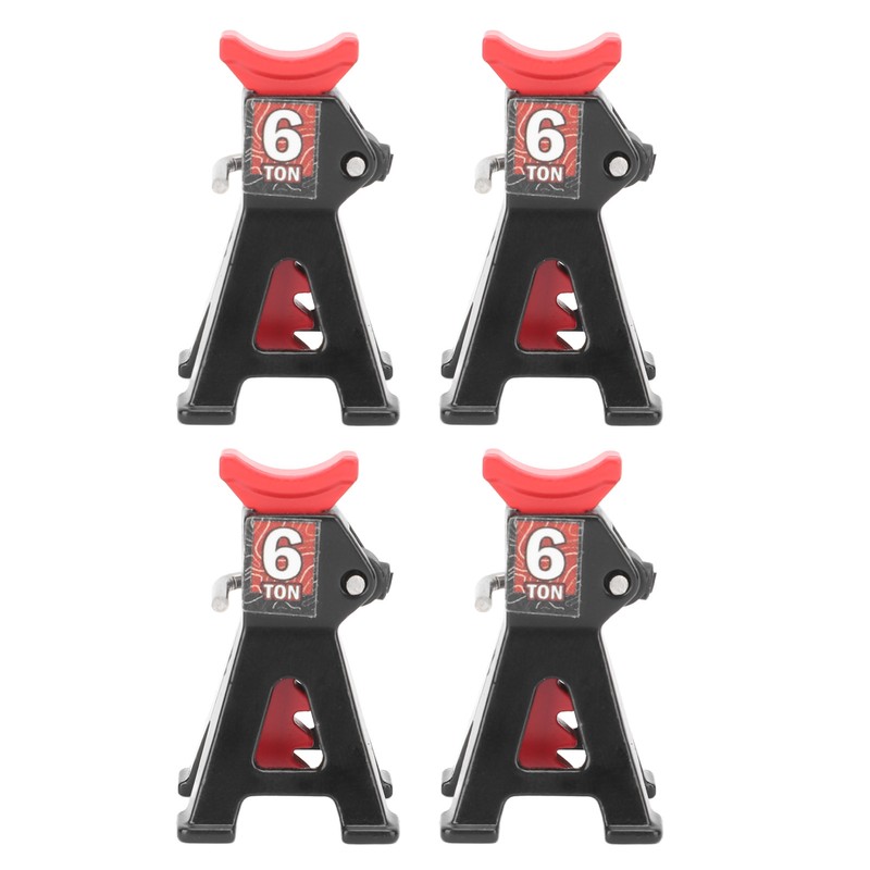 4PCS Mini Jack Stand Adjustable Aluminum Alloy Scale Jack Stand