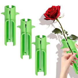 Friendship 3 Pcs Rose Thorn Stripper Tool, Thorn Remover Tool for Roses Leaf Flower Stem Floral Stripper Dethroner Cutter for Florist Gardening Floral Arrangement Cleaner