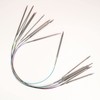 Aeelike Circular Knitting Needles 60cm 6mm, Metal Circular Needles for