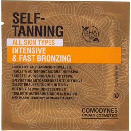 Paquete de 8 Comodynes autobronceador intensivo y uniforme de color 1 unidad Natural & uniforme cuerpo bronceado Adecuado para todo tipo de piel Fantástica fórmula de bronceado