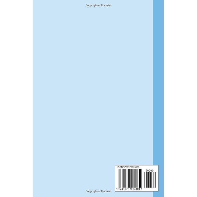  Sketchbook: Two Tone Light Blue 6x9 - BLANK JOURNAL