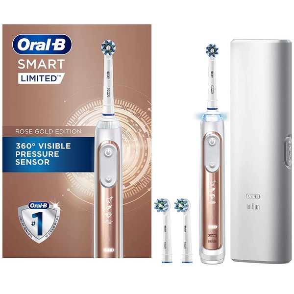 Oral B Smart Limited Electronic Toothbrush, Rose Gold, 1 count