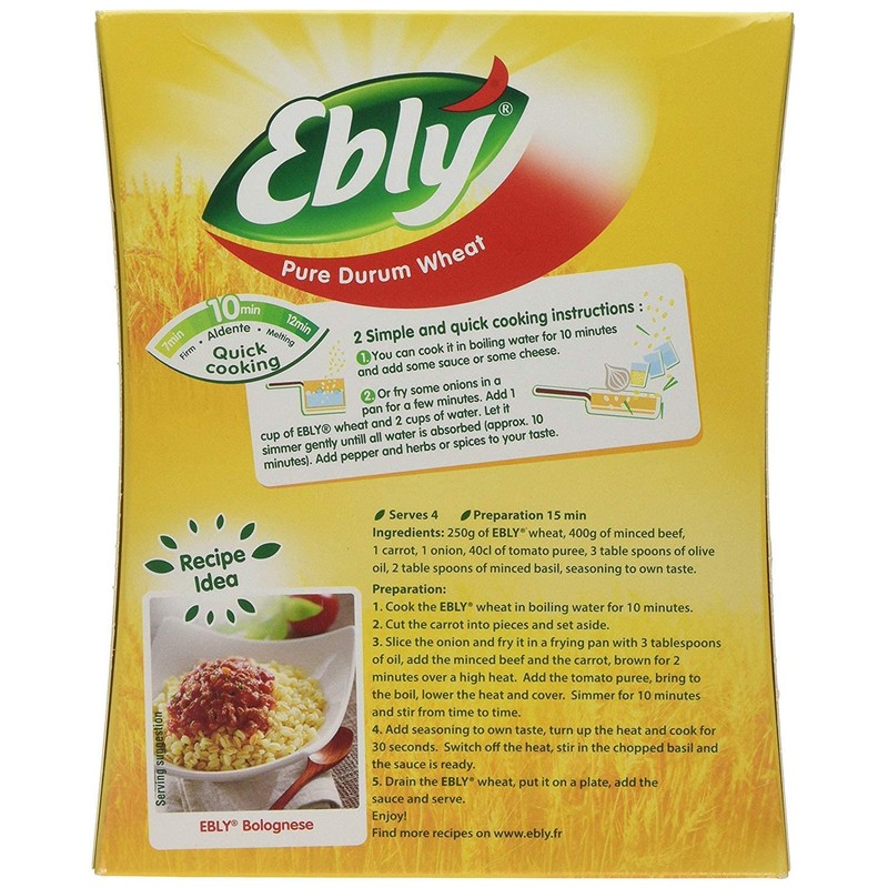 Ebly Pure Durum Wheat (500g)