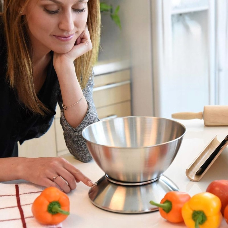 LTC LCD Kitchen Scales WG117 Precision Kitchen Scales with Bowl