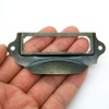 TopHomer 8Pcs Card Label Pull Handles Vintage Style Iron Pull