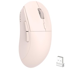 ATTACK SHARK AJ199 Wireless Gaming Mouse,59g Lightweight Ergonomic Computer Mouse,1000Hz Polling Rate,Up to 26000DPI,Double Modes PAW-3395 Optical Sensor,Programmable 6 Button for PC/Laptop/Win/Mac