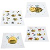 Dekohelden24 Magic Cotton Hand Towel Set of 4 Bees Size